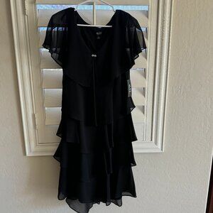 Flattering black dress
